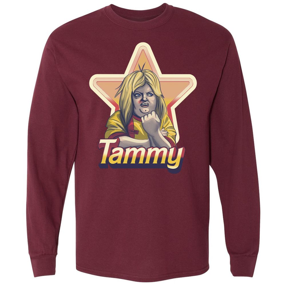 Long Sleeve T-Shirt - 7DLU21CN - Maroon - 11