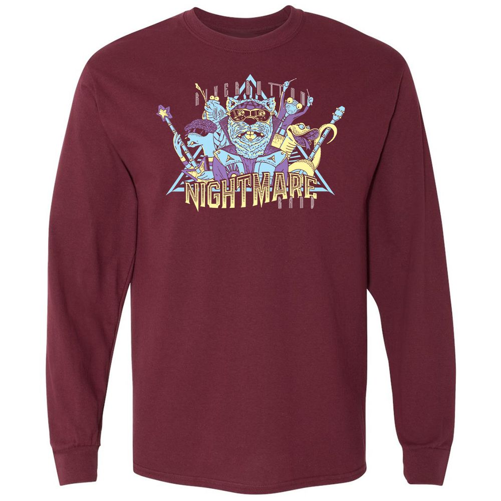 Long Sleeve T-Shirt - N98MW67K - Maroon - 11