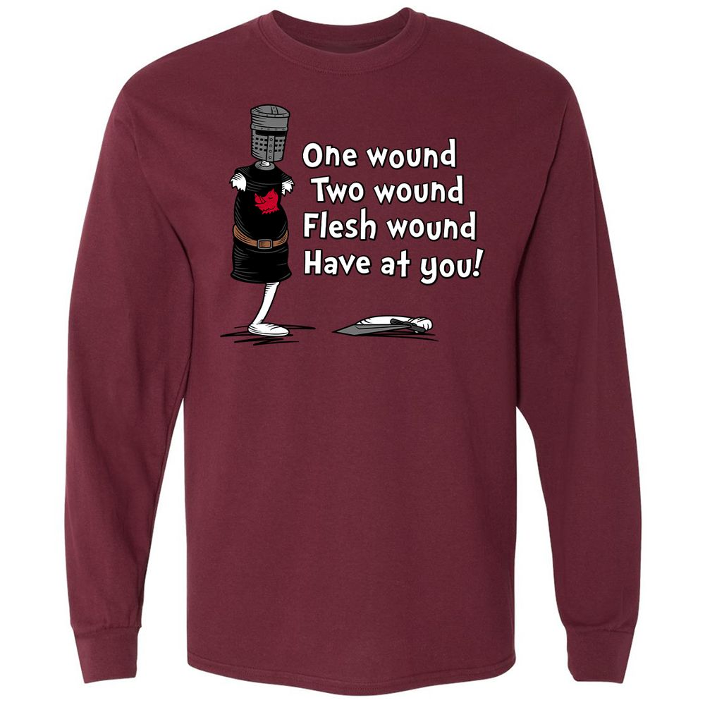 Long Sleeve T-Shirt - NAWPM9D9 - Maroon - 11