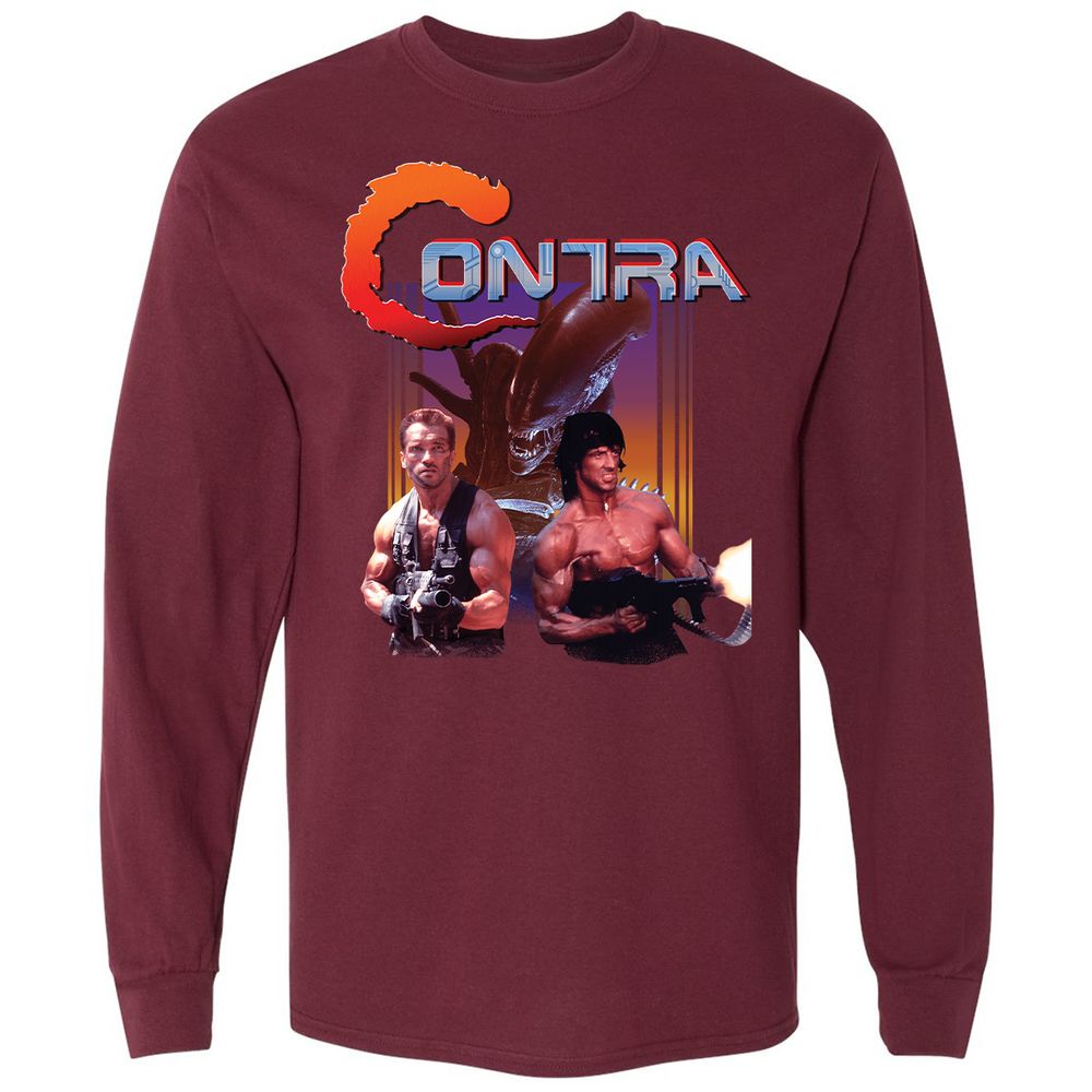 Long Sleeve T-Shirt - 3RPS9ASS - Maroon - 11
