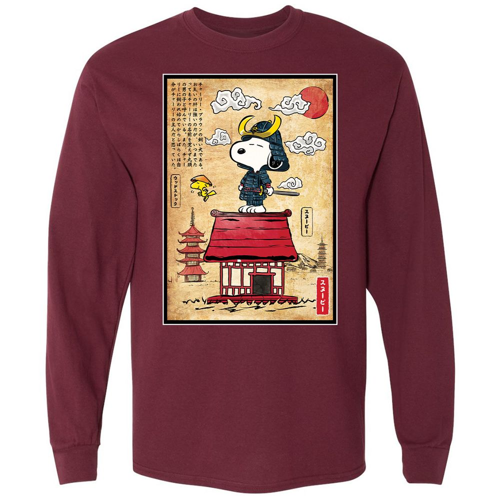 Long Sleeve T-Shirt - J4DTRB4V - Maroon - 11