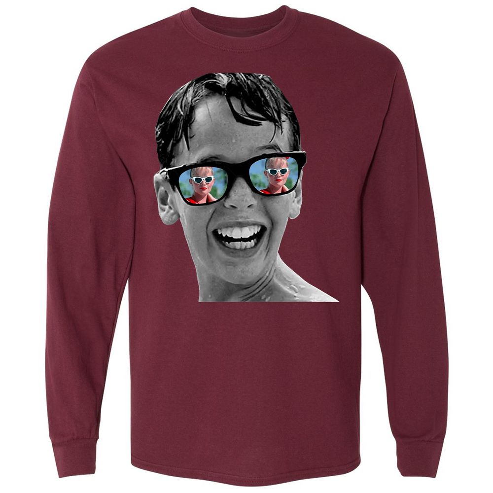 Long Sleeve T-Shirt - 614VW941 - Maroon - 11