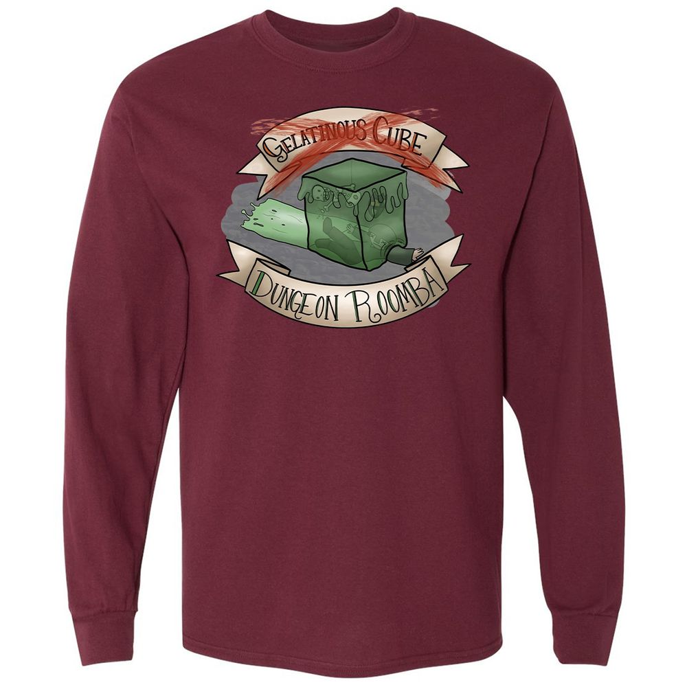 Long Sleeve T-Shirt - P5MZLH43 - Maroon - 11