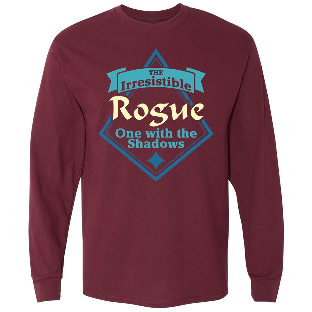 Long Sleeve T-Shirt - L2W2RBZH - Maroon - 11