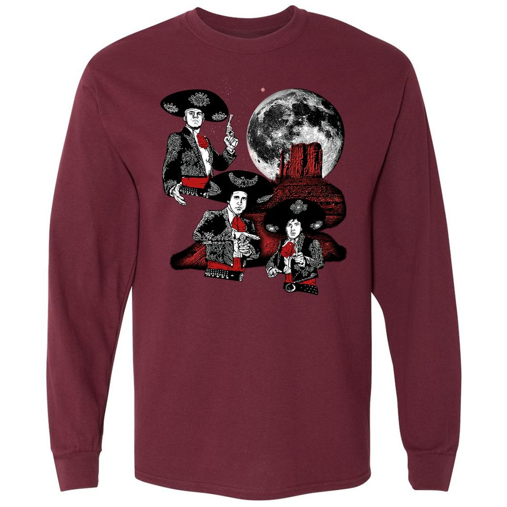 Long Sleeve T-Shirt - 3FBW9A1R - Maroon - 11