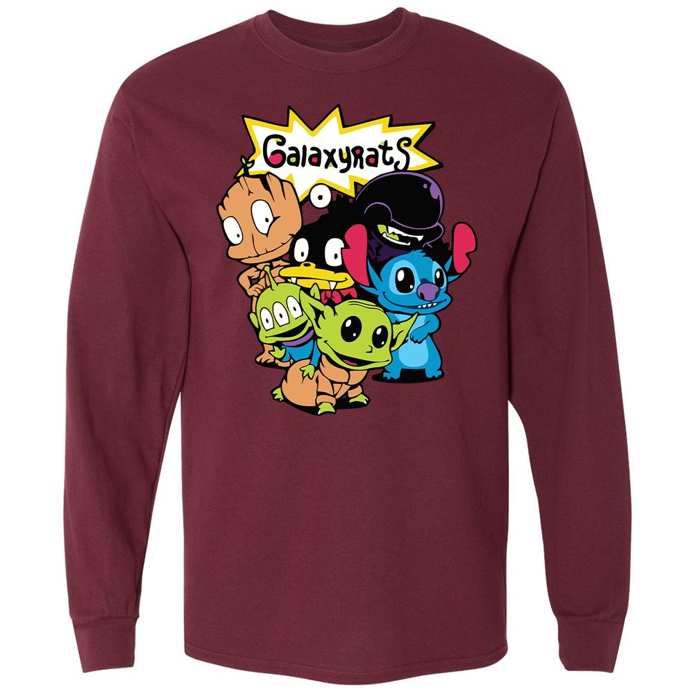Long Sleeve T-Shirt - 8TAEXTJ3 - Maroon - 11