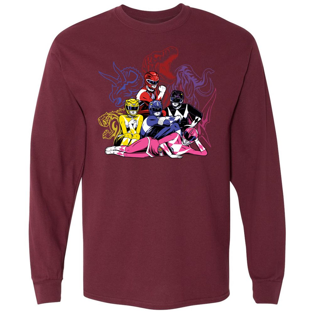 Long Sleeve T-Shirt - 2TAVWQBL - Maroon - 11