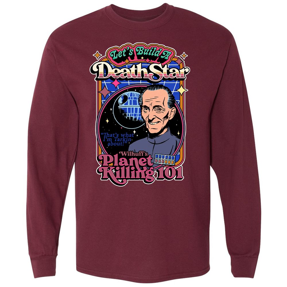 Long Sleeve T-Shirt - X94RP5C5 - Maroon - 11