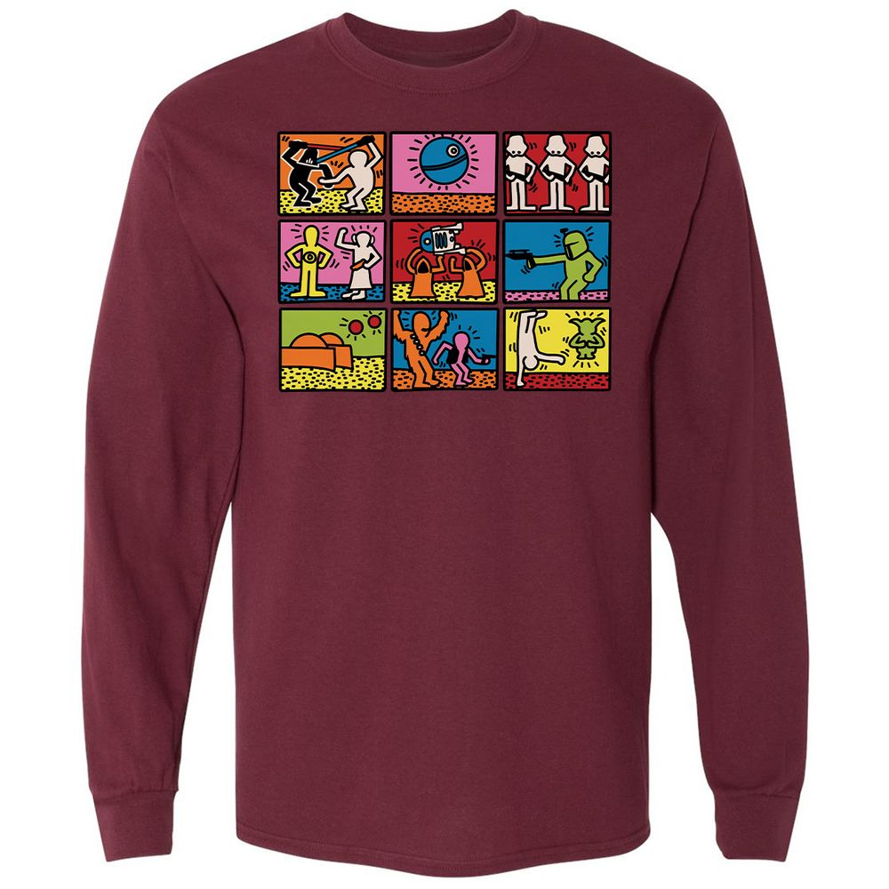 Long Sleeve T-Shirt - HAN7QM4A - Maroon - 11
