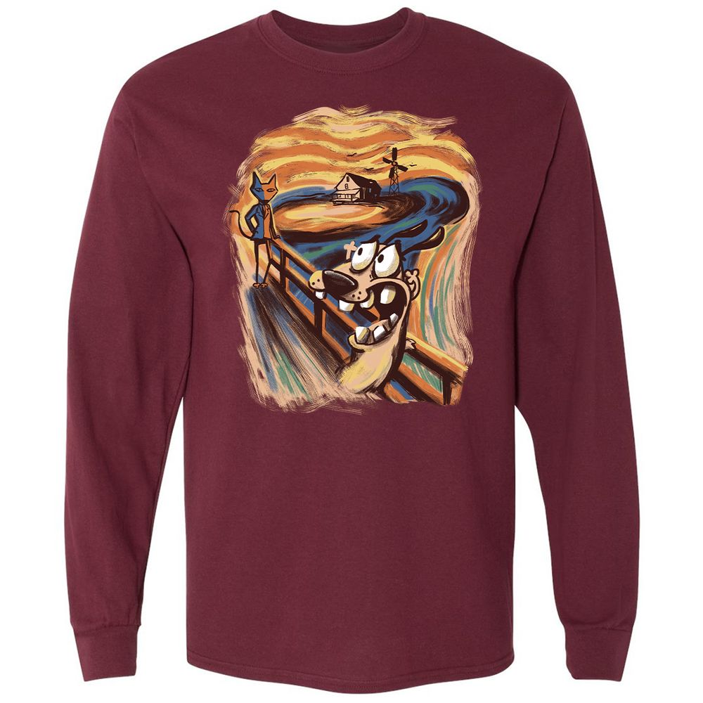 Long Sleeve T-Shirt - JWZB61AK - Maroon - 11