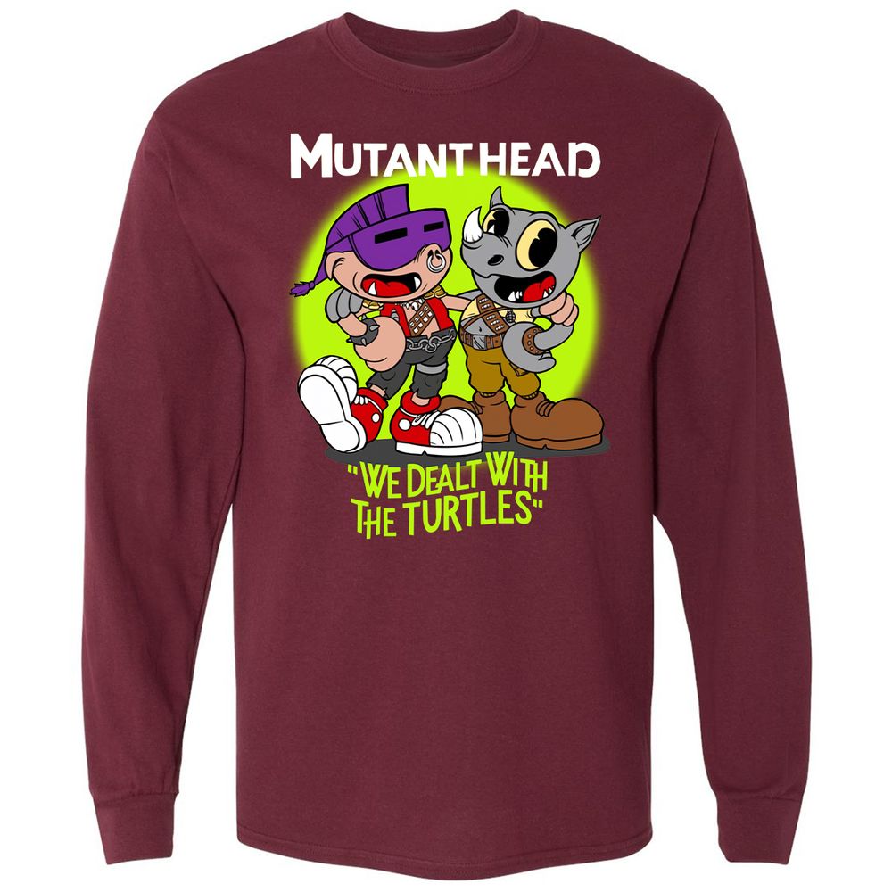 Long Sleeve T-Shirt - 6NU83VKB - Maroon - 11