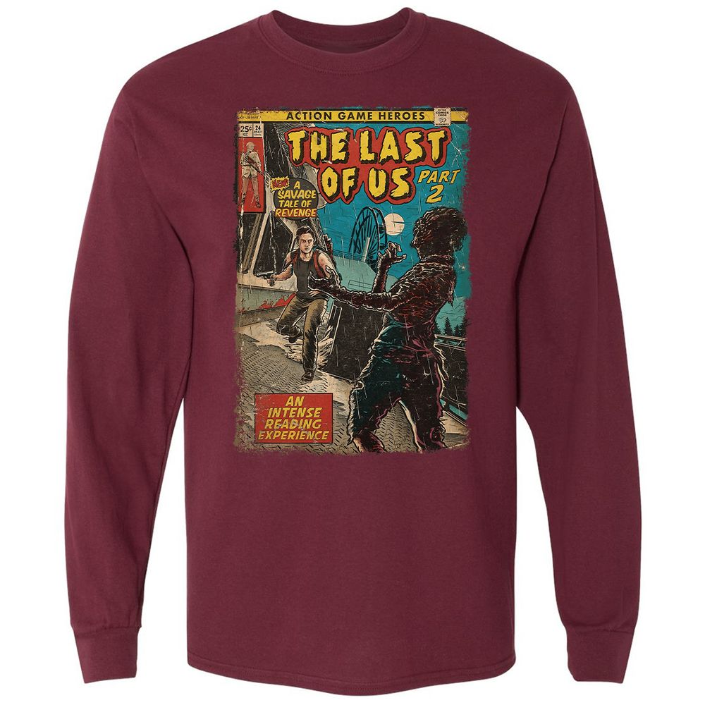 Long Sleeve T-Shirt - VNPZ7P3Y - Maroon - 11