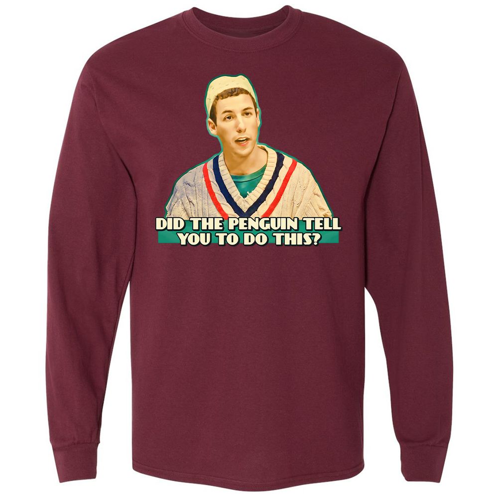 Long Sleeve T-Shirt - DR8JRVD8 - Maroon - 11