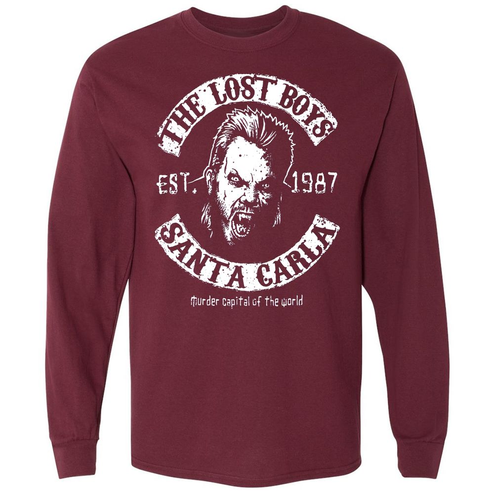 Long Sleeve T-Shirt - RBY7S294 - Maroon - 11