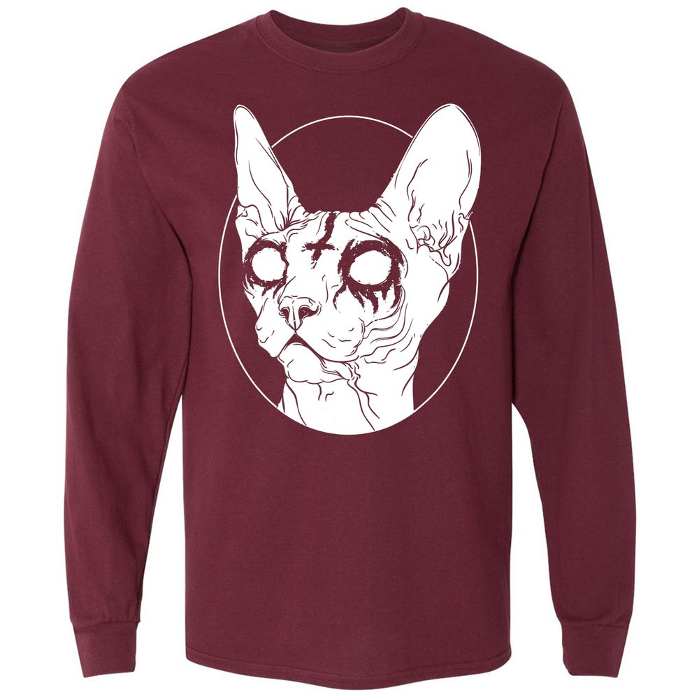 Long Sleeve T-Shirt - 52QRKPNA - Maroon - 11