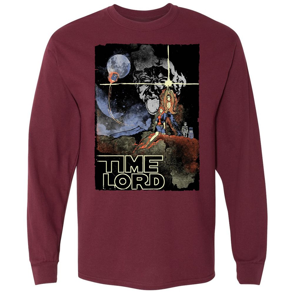 Long Sleeve T-Shirt - SYZ5QQL8 - Maroon - 11