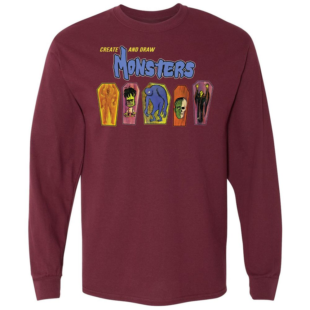 Monsters Draw - Maroon - 11