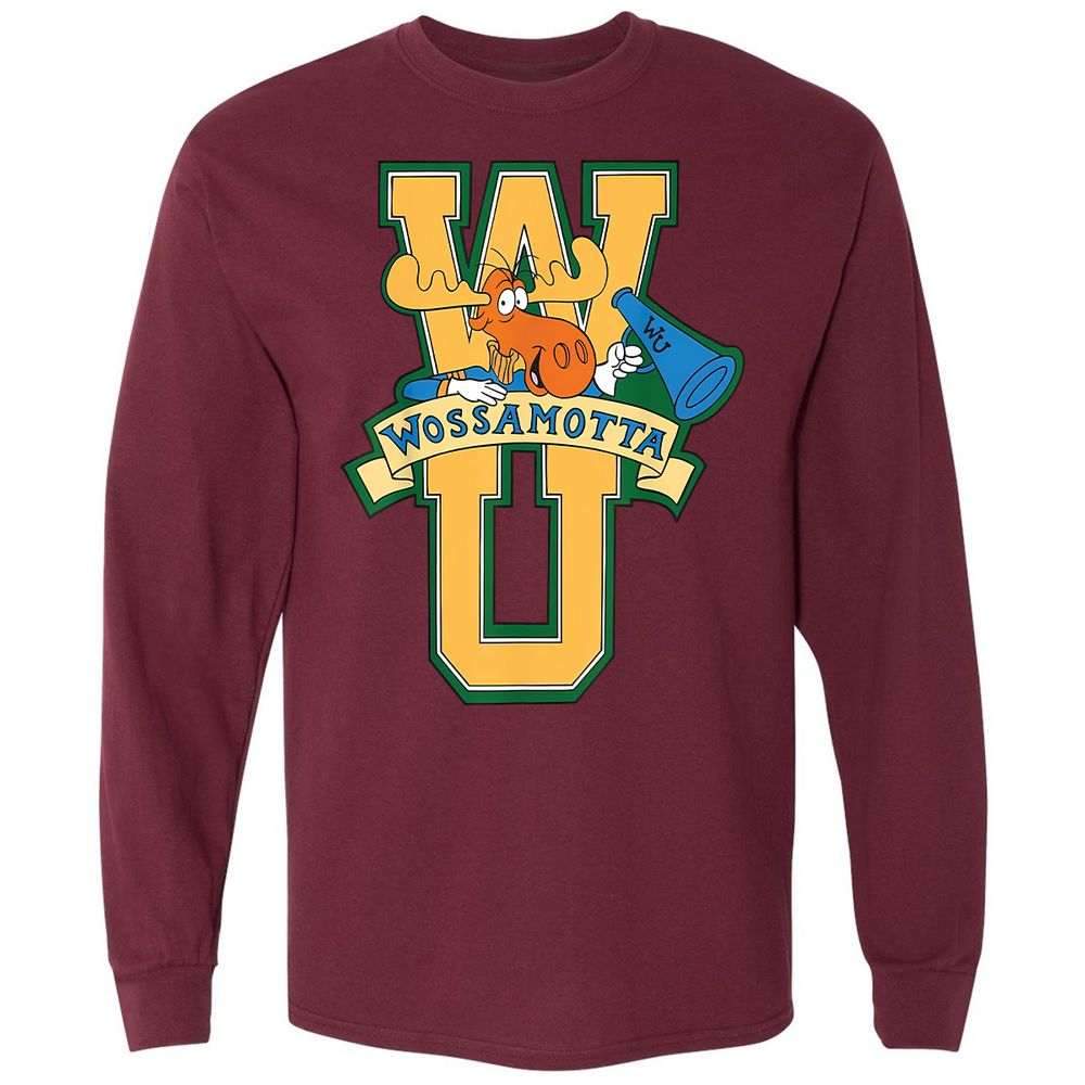Long Sleeve T-Shirt - FVFEU5LA - Maroon - 11