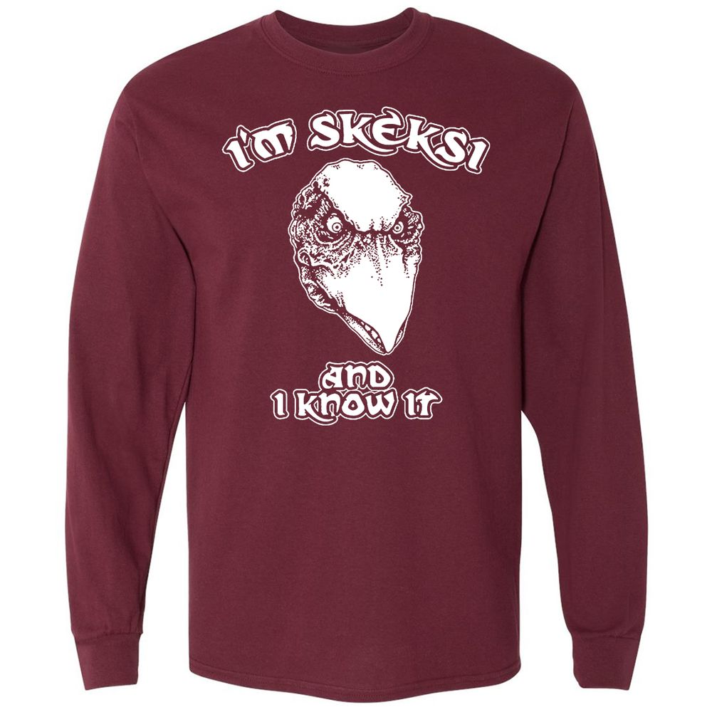 Long Sleeve T-Shirt - P2SSXJ39 - Maroon - 11