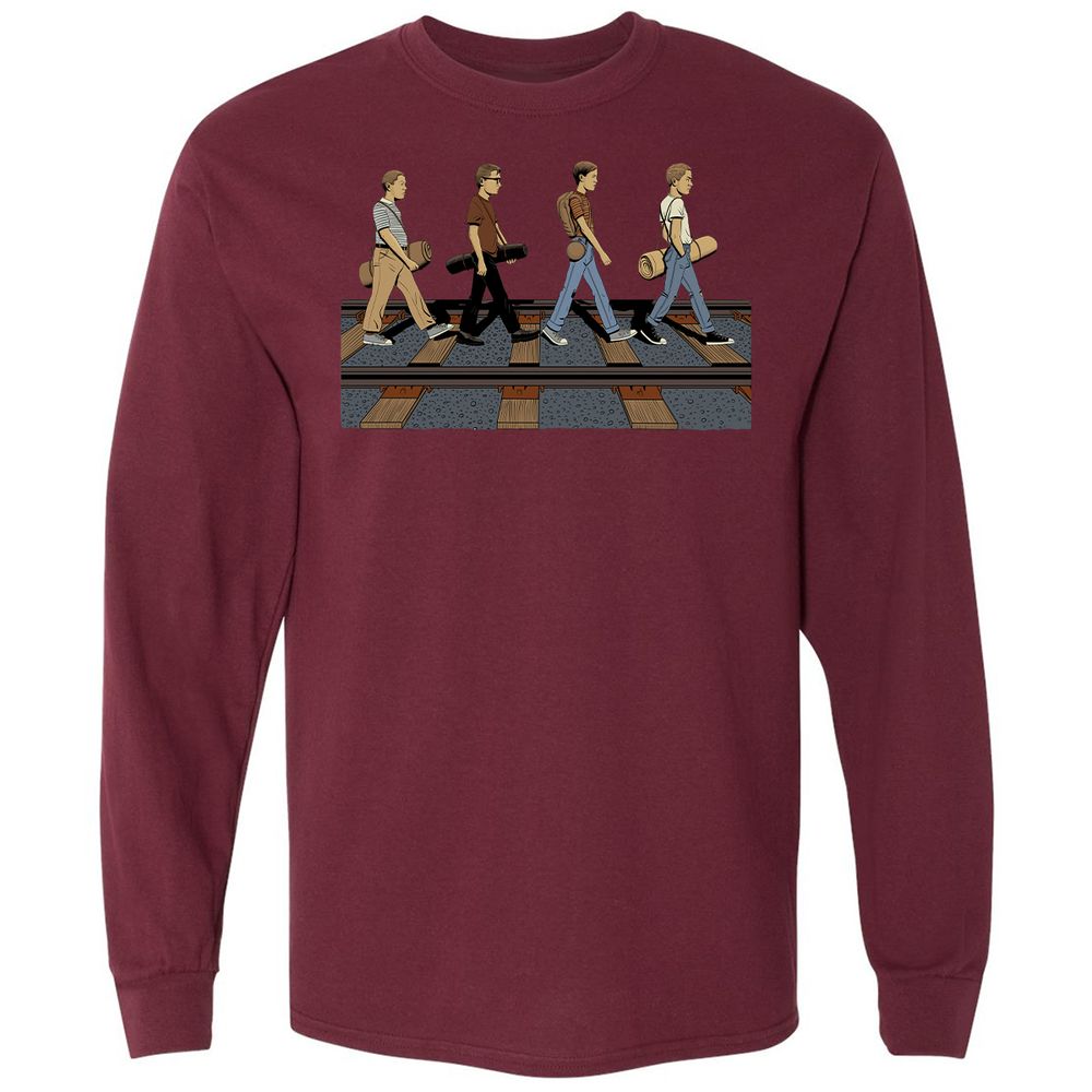 Long Sleeve T-Shirt - GEW8LYDN - Maroon - 11