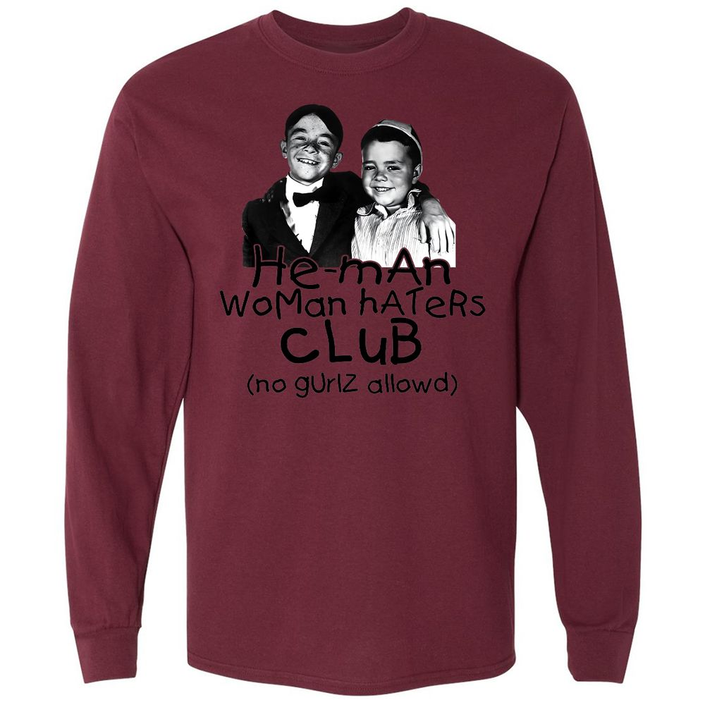 Long Sleeve T-Shirt - QUVN3T19 - Maroon - 11