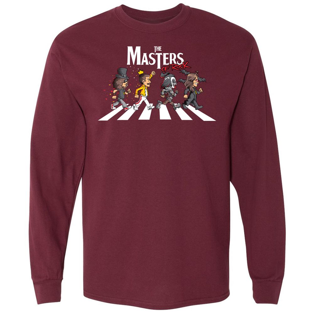 Long Sleeve T-Shirt - 2ZKVVA5L - Maroon - 11