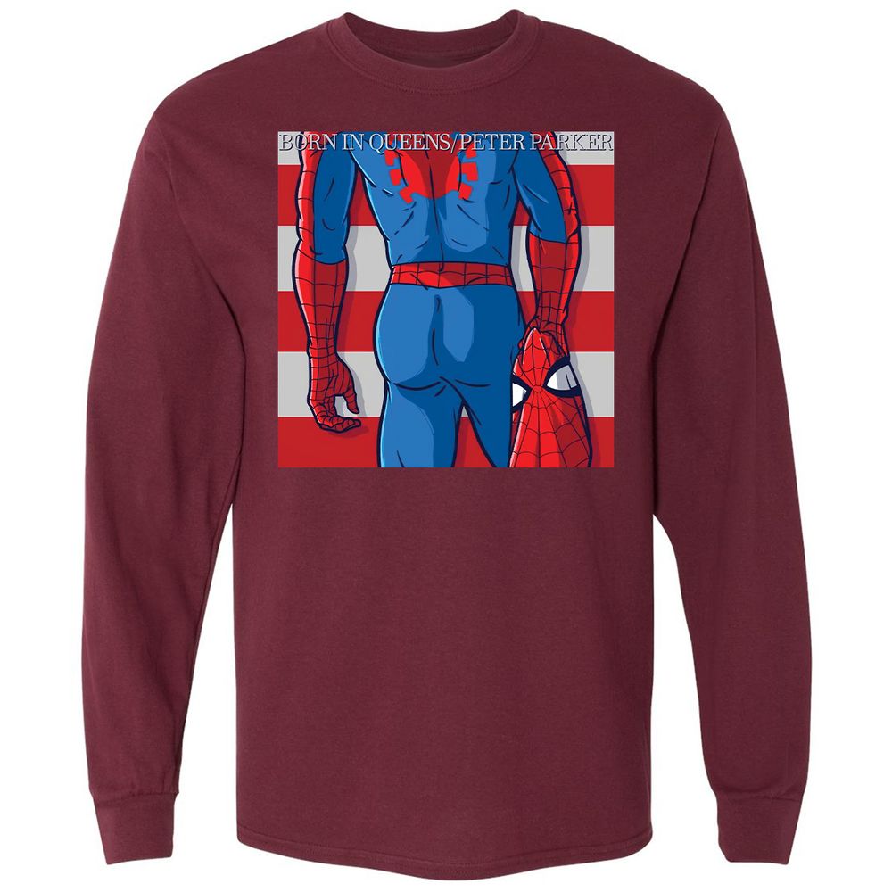Long Sleeve T-Shirt - UL77W13W - Maroon - 11
