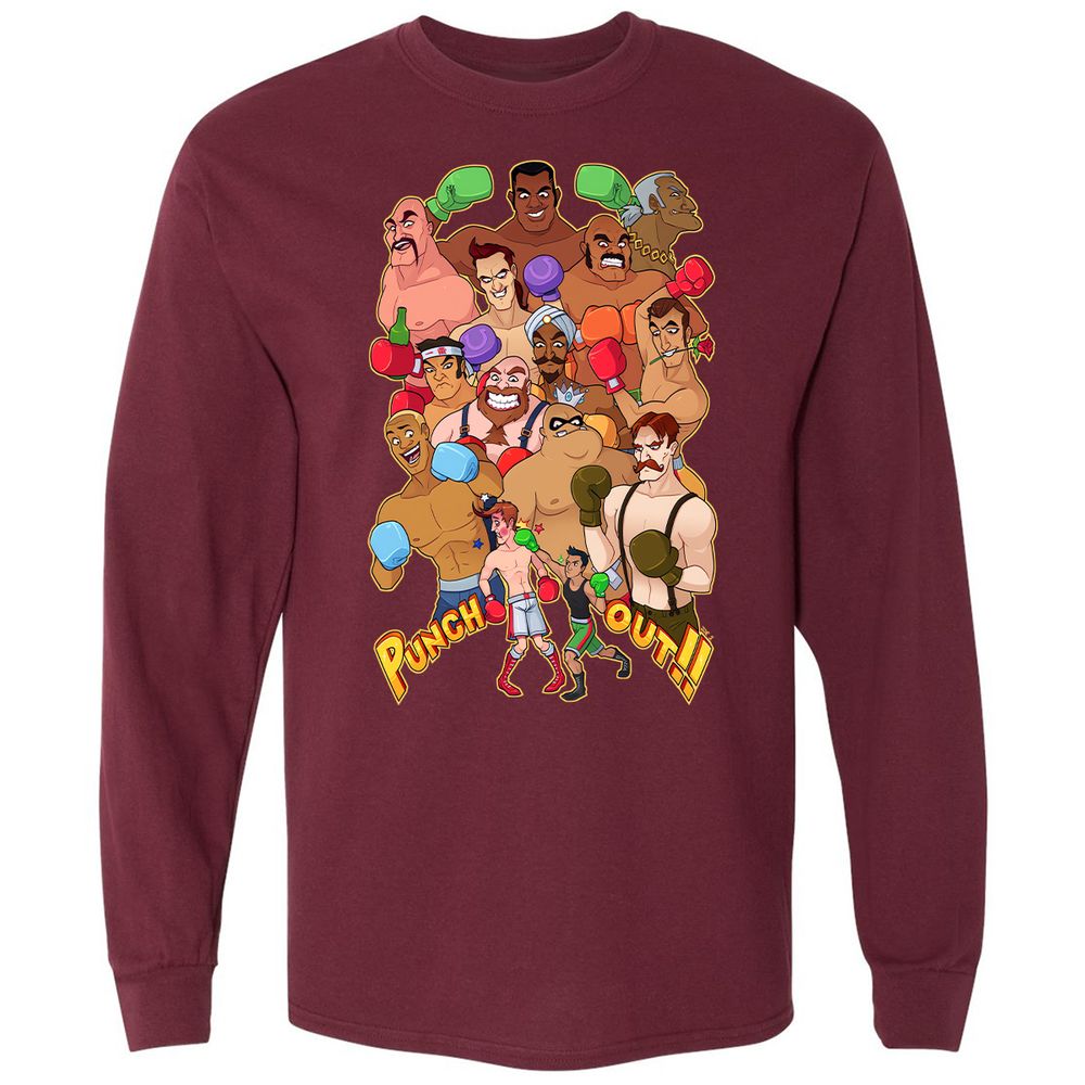 Long Sleeve T-Shirt - 6CMH819W - Maroon - 11