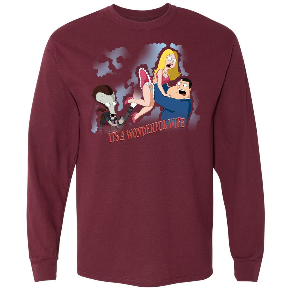 Long Sleeve T-Shirt - ENKUGEPB - Maroon - 11