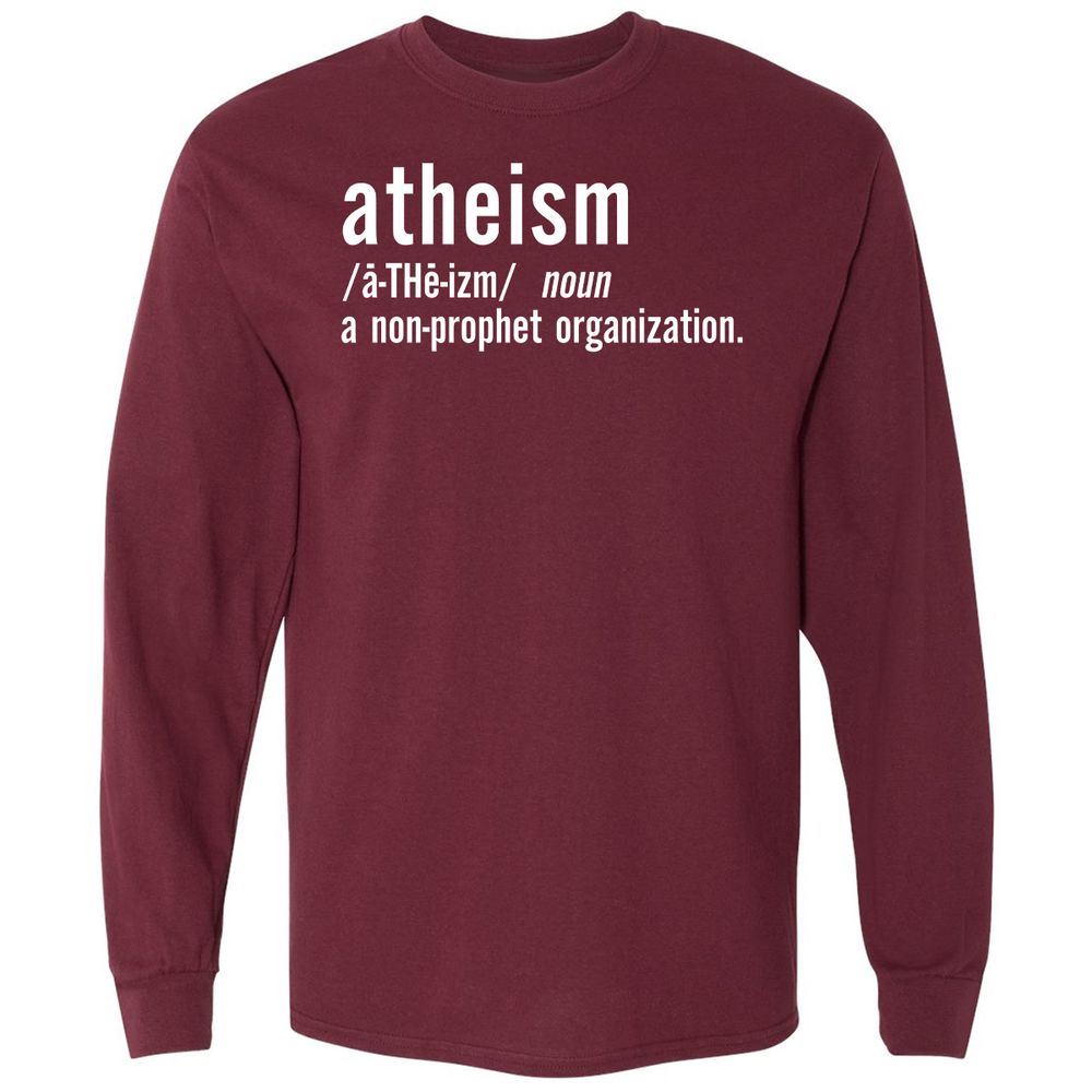 Long Sleeve T-Shirt - 3NTPNFE8 - Maroon - 11