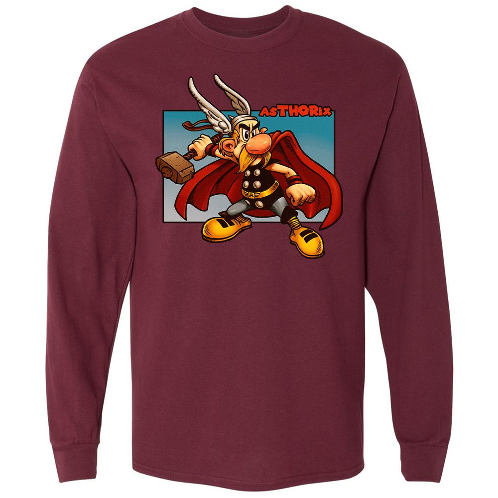 Long Sleeve T-Shirt - TZS7K58W - Maroon - 11