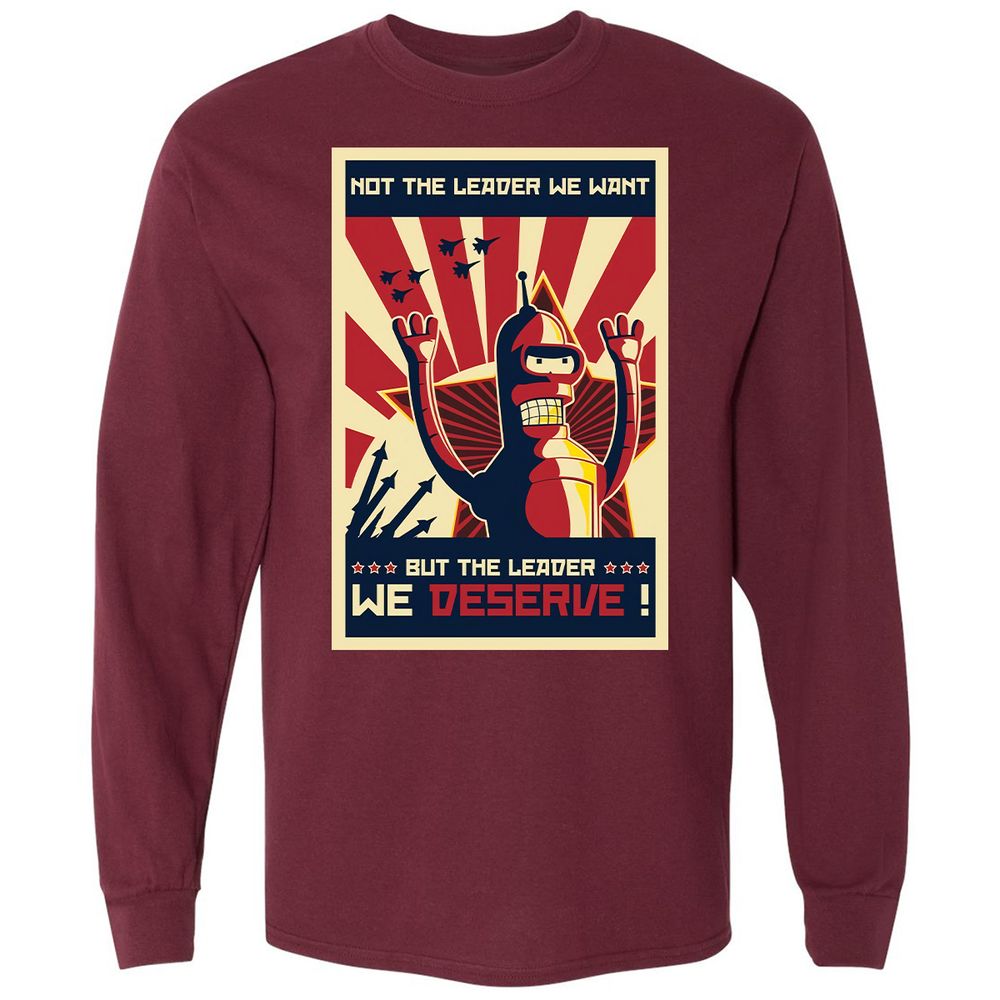 Long Sleeve T-Shirt - 138WX1AT - Maroon - 11
