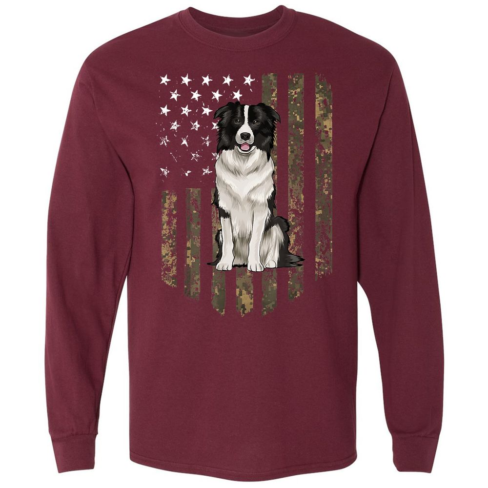 Long Sleeve T-Shirt - 58S89GT3 - Maroon - 11