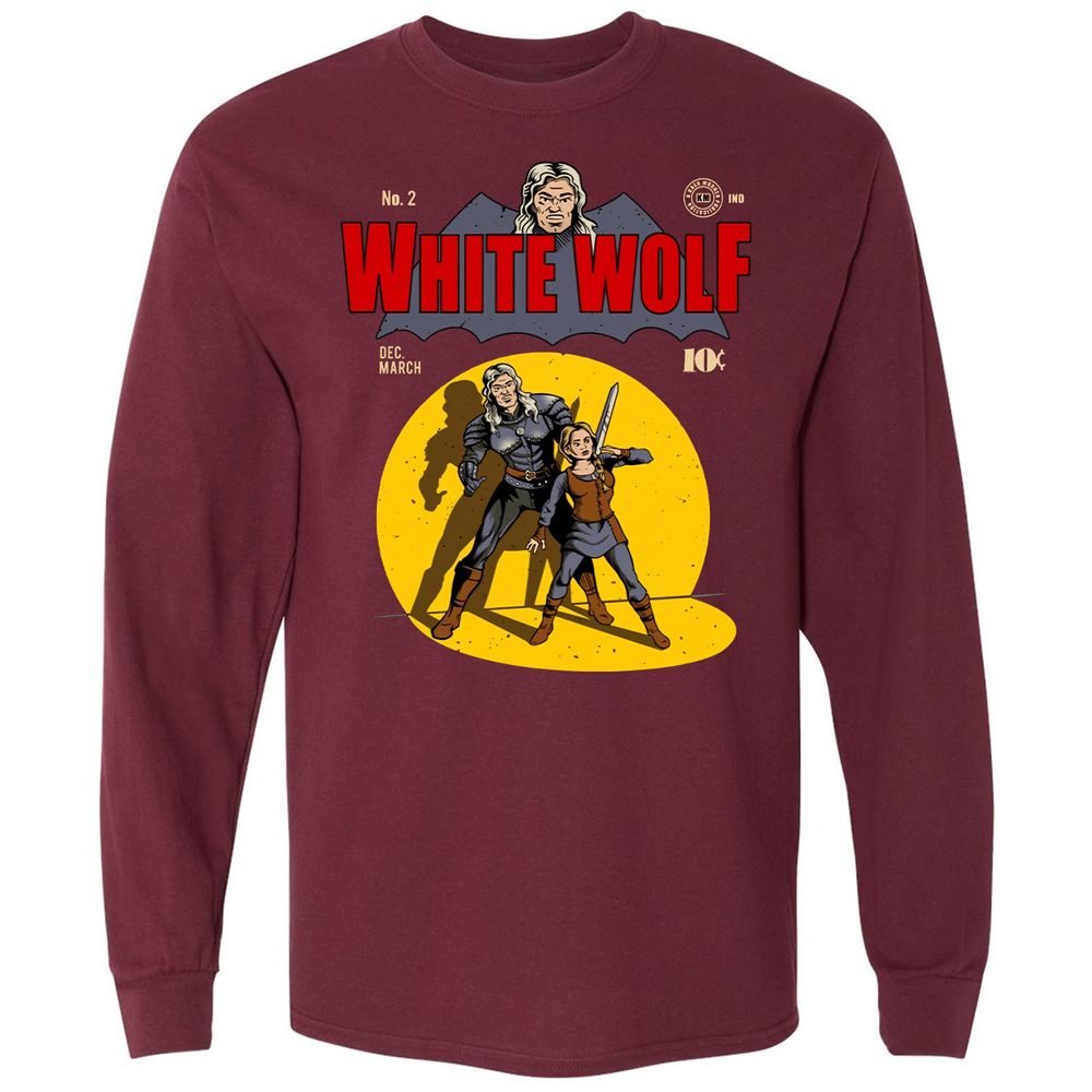 Long Sleeve T-Shirt - XHFRCZZ5 - Maroon - 11