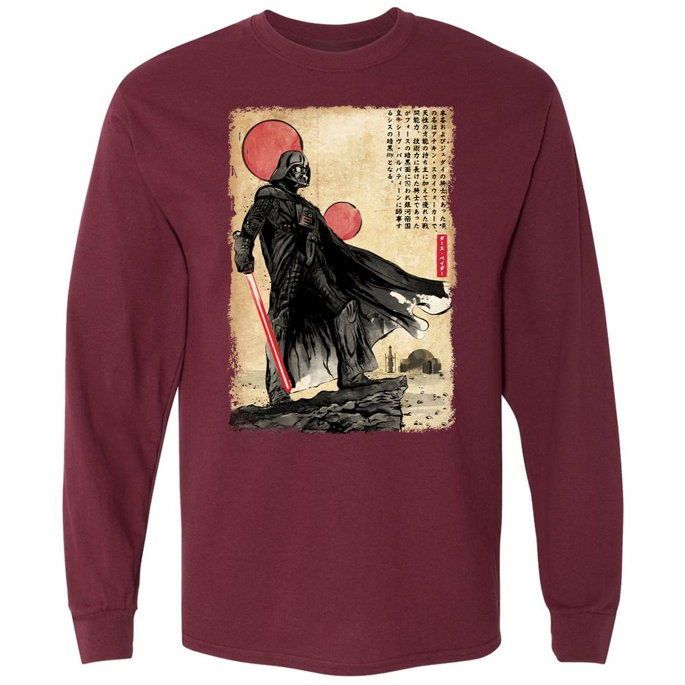 Long Sleeve T-Shirt - E2AQLZNE - Maroon - 11