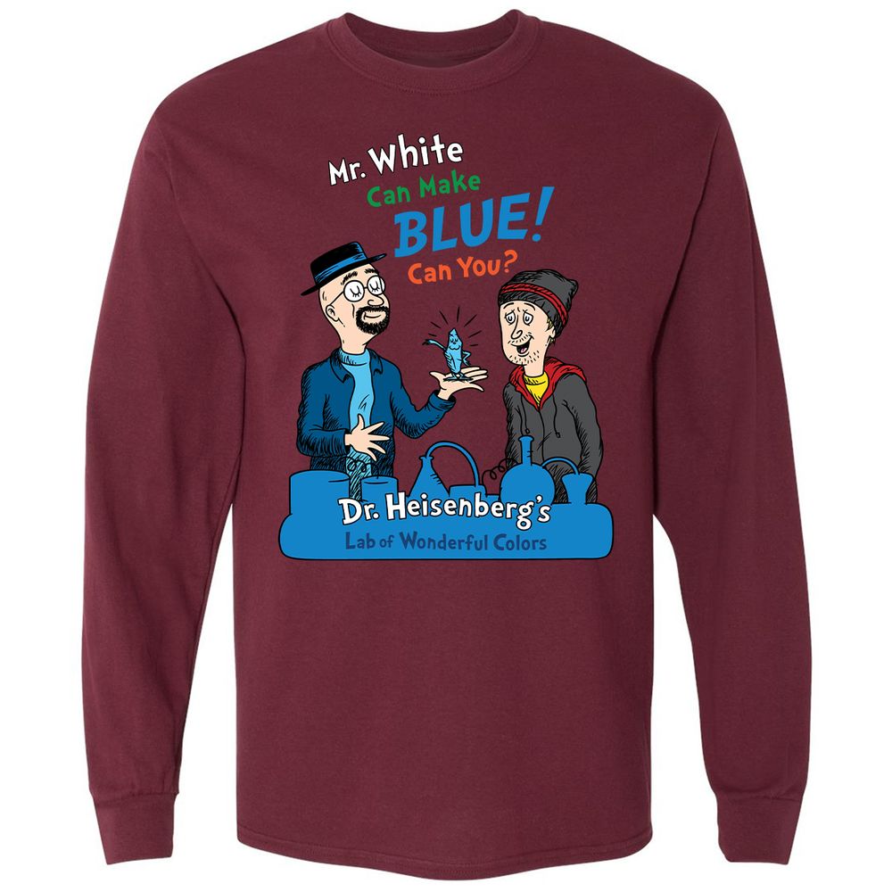 Long Sleeve T-Shirt - Q5MB8WPD - Maroon - 11