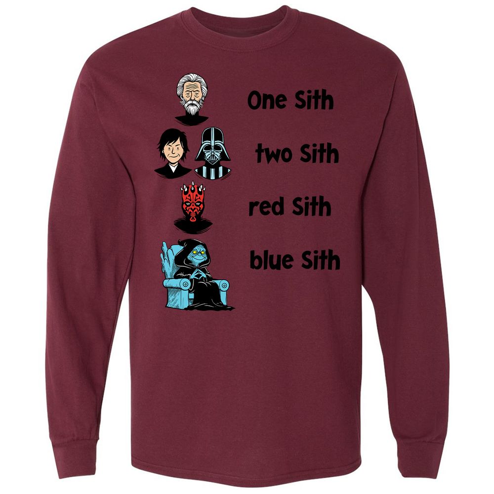 Long Sleeve T-Shirt - 44DUXK27 - Maroon - 11