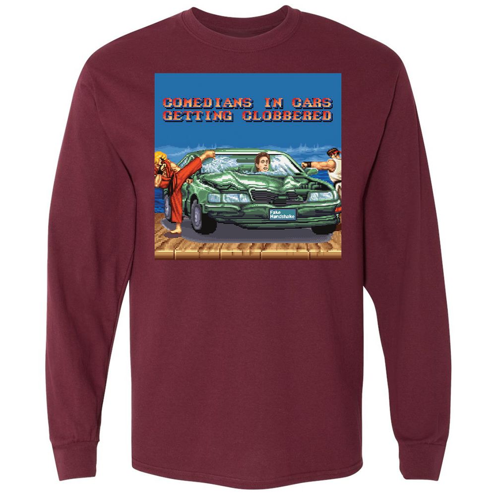 Long Sleeve T-Shirt - N2DB98SW - Maroon - 11