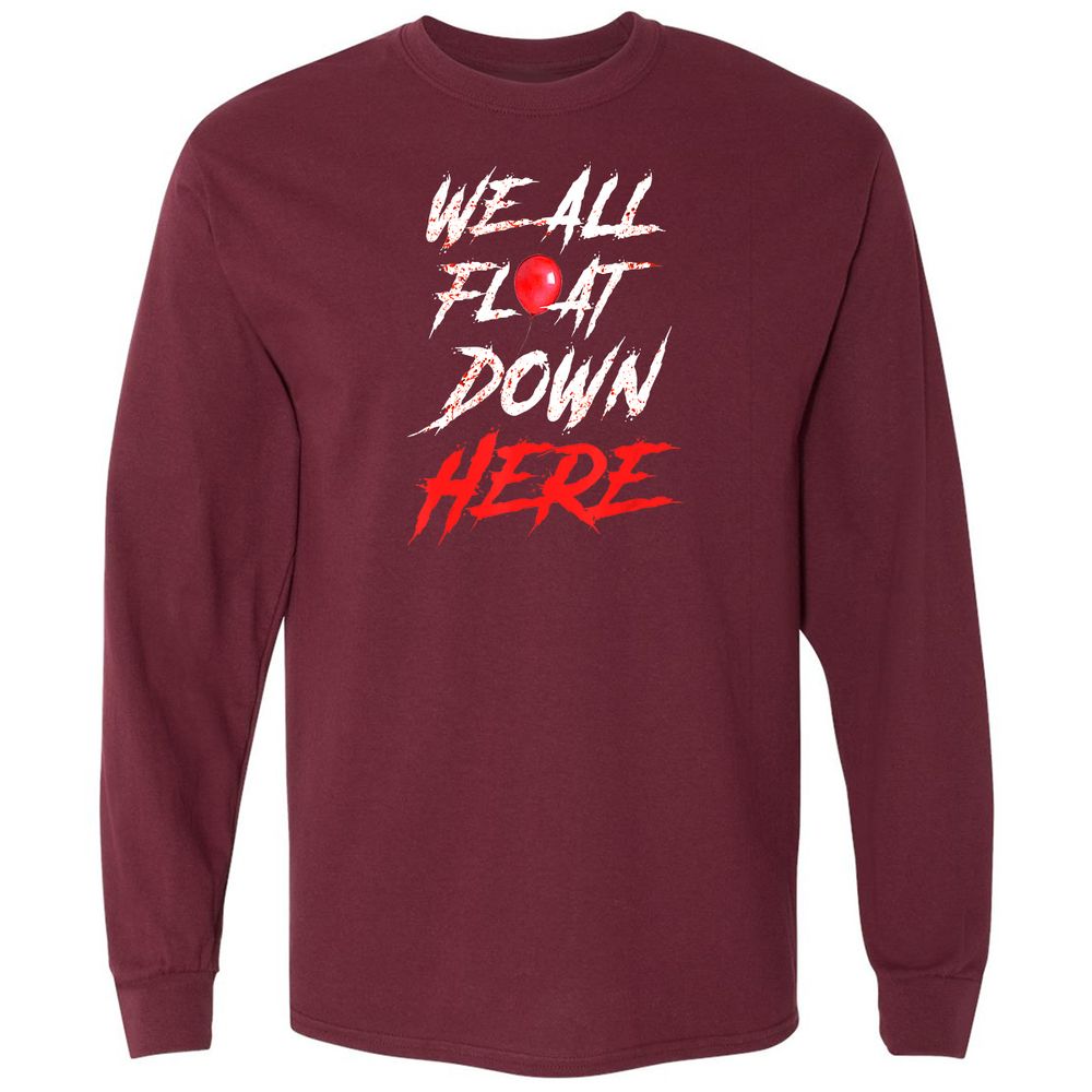 Long Sleeve T-Shirt - NER8TSLQ - Maroon - 11