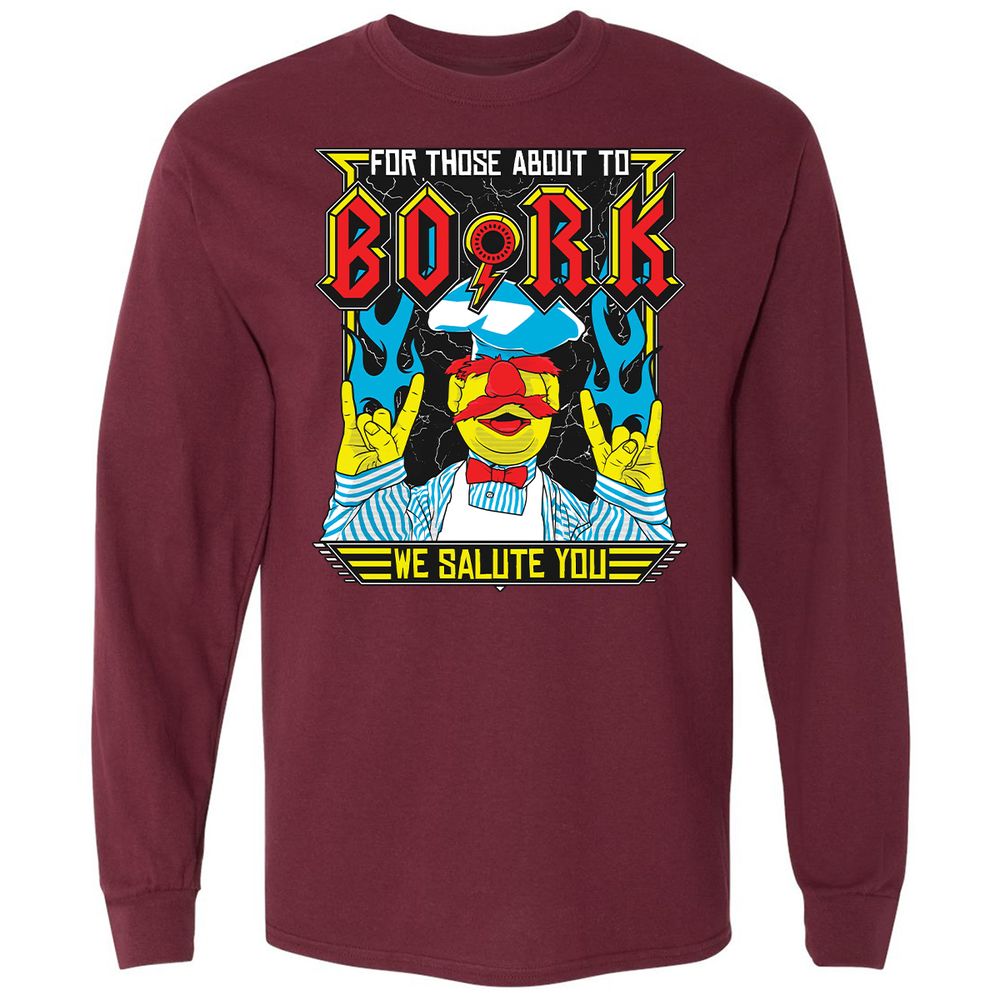 Long Sleeve T-Shirt - PP9DXMEC - Maroon - 11