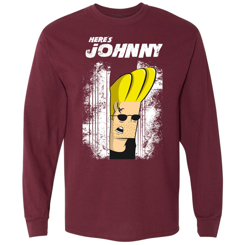 Long Sleeve T-Shirt - K9AWQBVX - Maroon - 11