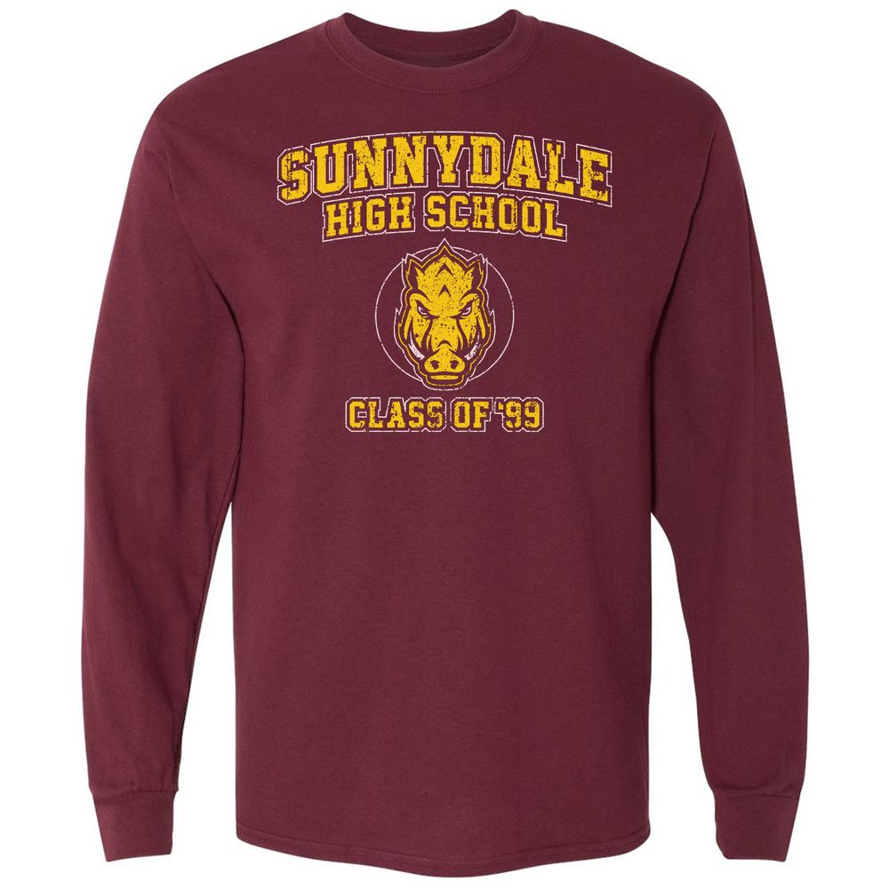 Long Sleeve T-Shirt - TKS63RM2 - Maroon - 11