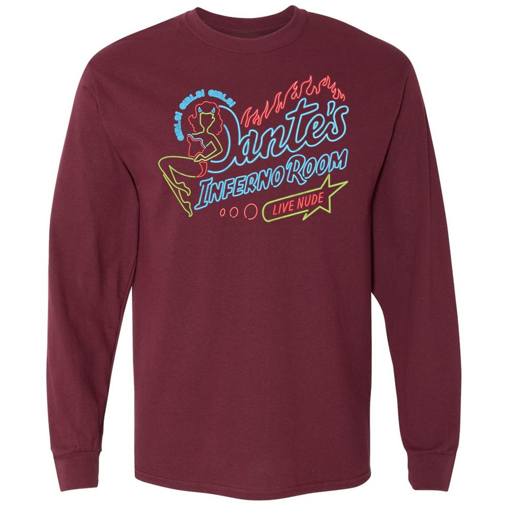 Long Sleeve T-Shirt - 535XTYN3 - Maroon - 11