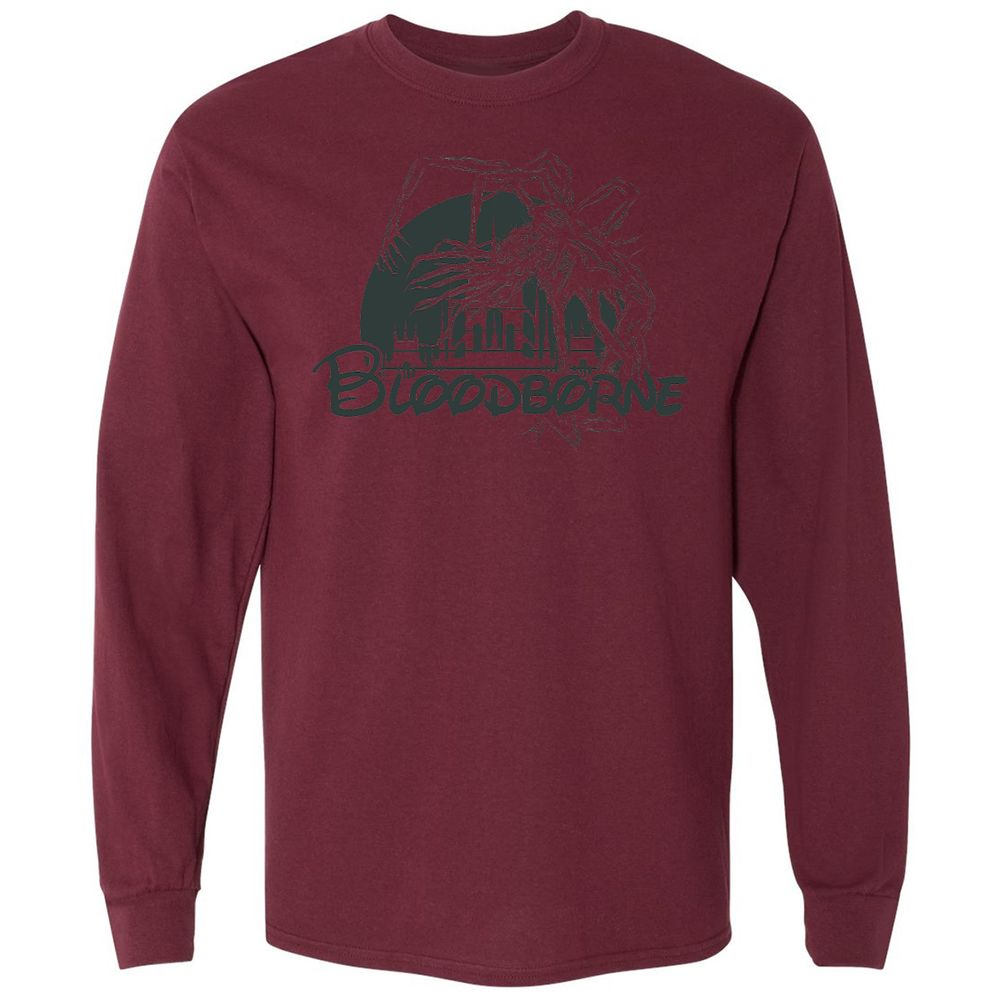 Long Sleeve T-Shirt - A2VAA1WB - Maroon - 11