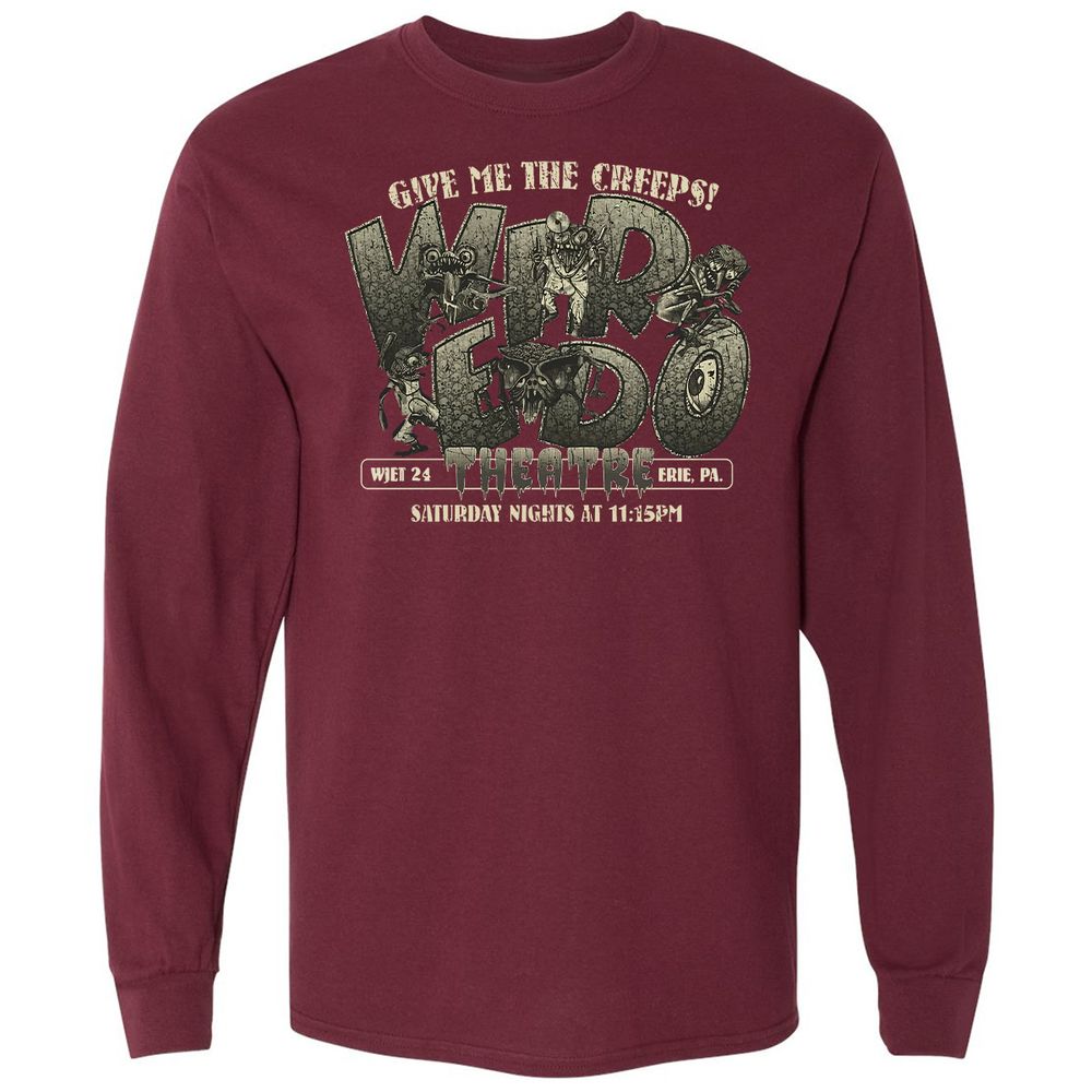 Long Sleeve T-Shirt - WWLY4PEK - Maroon - 11