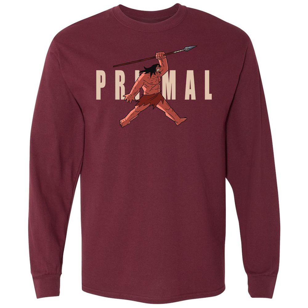 Long Sleeve T-Shirt - BKET2DSE - Maroon - 11