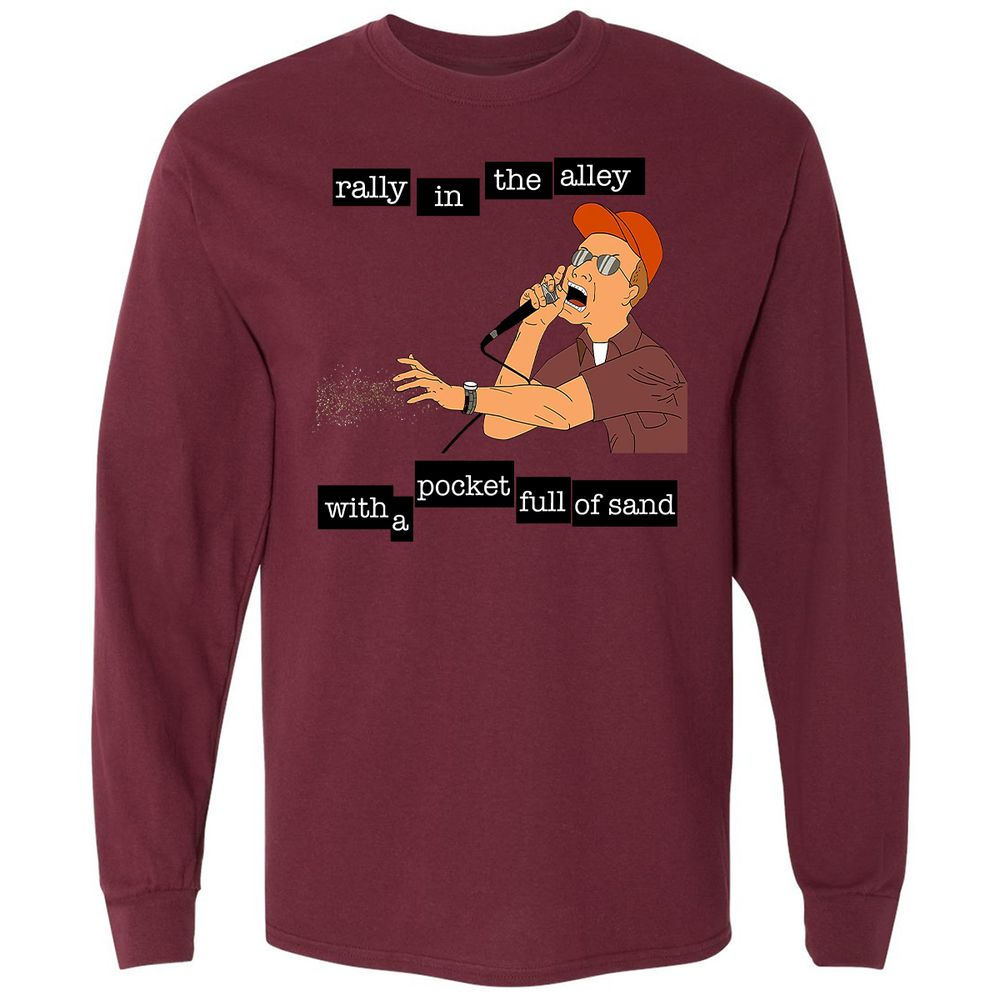 Long Sleeve T-Shirt - 8SQWV7WS - Maroon - 11