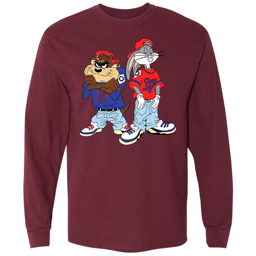 Long Sleeve T-Shirt - PRH2A4GK - Maroon - 11