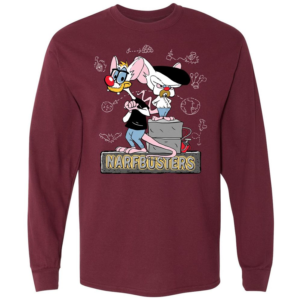Long Sleeve T-Shirt - AWXSBNVW - Maroon - 11