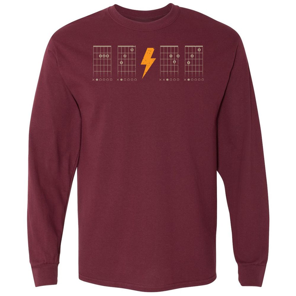 Long Sleeve T-Shirt - TXC2GUJ4 - Maroon - 11